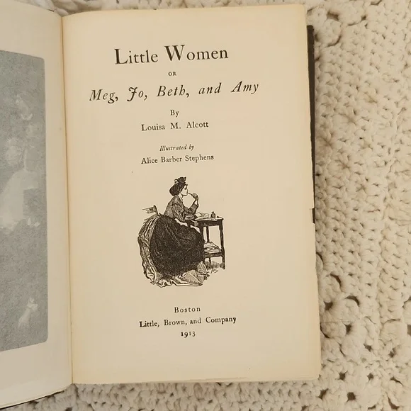 Rare 1913 Little Women by Louisa May Alcott Little Brown and Co Art - Picture 6 of 11